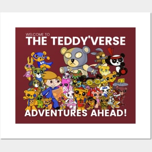 Welcome to the Teddyverse - Hero Teddy Bears Posters and Art